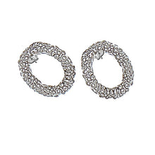 Load image into Gallery viewer, CU JEWELLERY ROOF BUBBLE EARRINGS SILVER