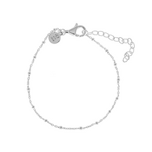 Load image into Gallery viewer, CU JEWELLERY TWO BEADED BRACELET SILVER
