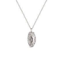 Load image into Gallery viewer, CU JEWELLERY VINTAGE TAKE CARE NECKLACE SILVER