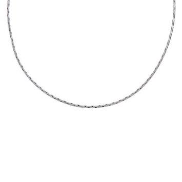 BEAR PLAIN NECKLACE SILVER