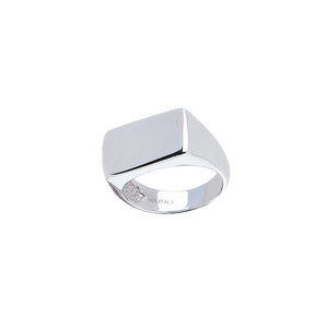 BEAR RING POLISHED SILVER