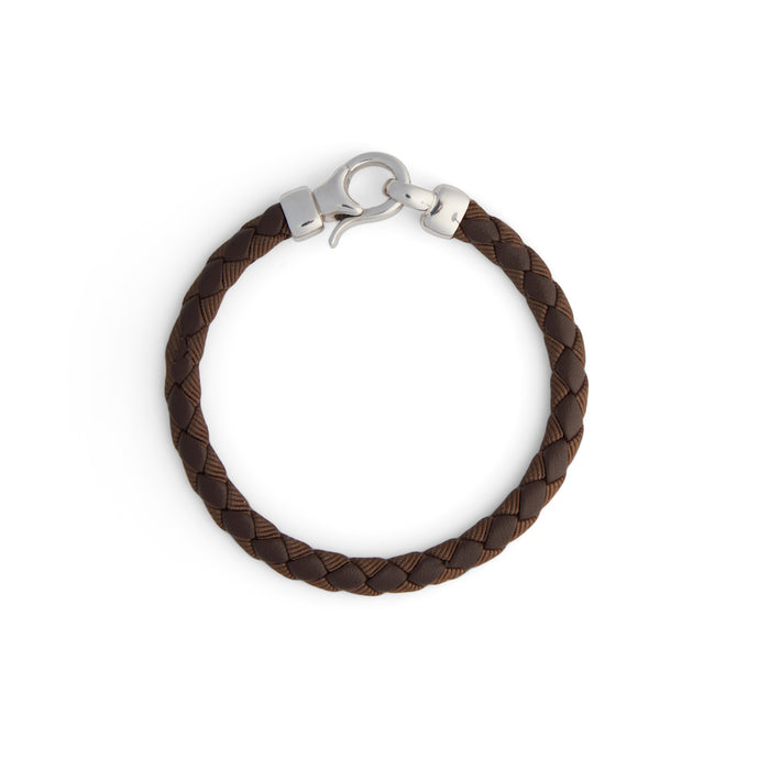CU MAN BEAR BRAIDED BRACE BROWN SILVER