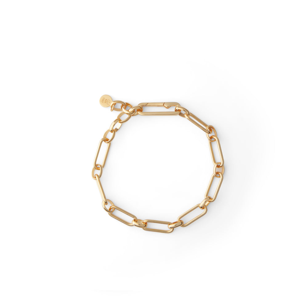 CU JEWELLERY GLOBE CLIP BRACELET GOLD