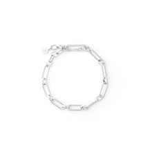 Load image into Gallery viewer, CU JEWELLERY GLOBE CLIP BRACELET SILVER