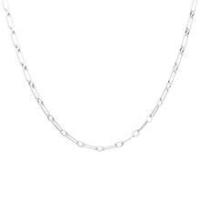 Load image into Gallery viewer, CU JEWELLERY GLOBE CLIP NECKLACEE SILVER SHORT