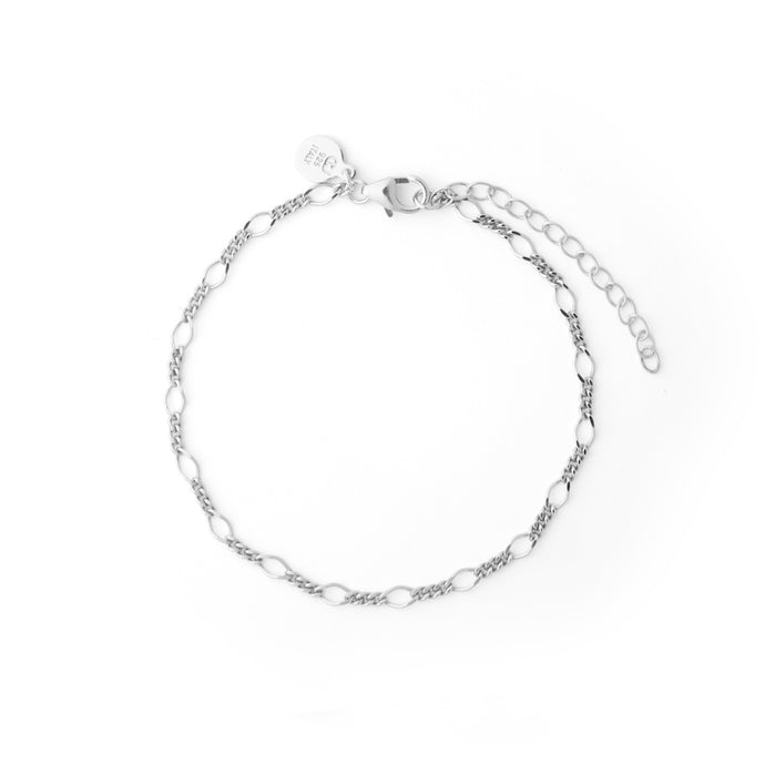 CU JEWELLERY FIGARO BRACELET SILVER