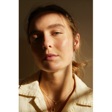 Load image into Gallery viewer, CU JEWELLERY LOOP STONE EAR GOLD