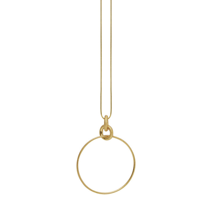 DANSK COPENHAGEN INFINITY HOOP NECKLACE