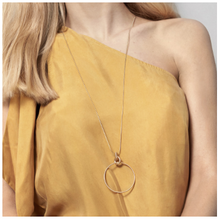 Load image into Gallery viewer, DANSK COPENHAGEN INFINITY HOOP NECKLACE