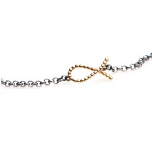 Load image into Gallery viewer, DOROTHEAS JEWELRY ICHTHYS MINI ARMBAND GULD