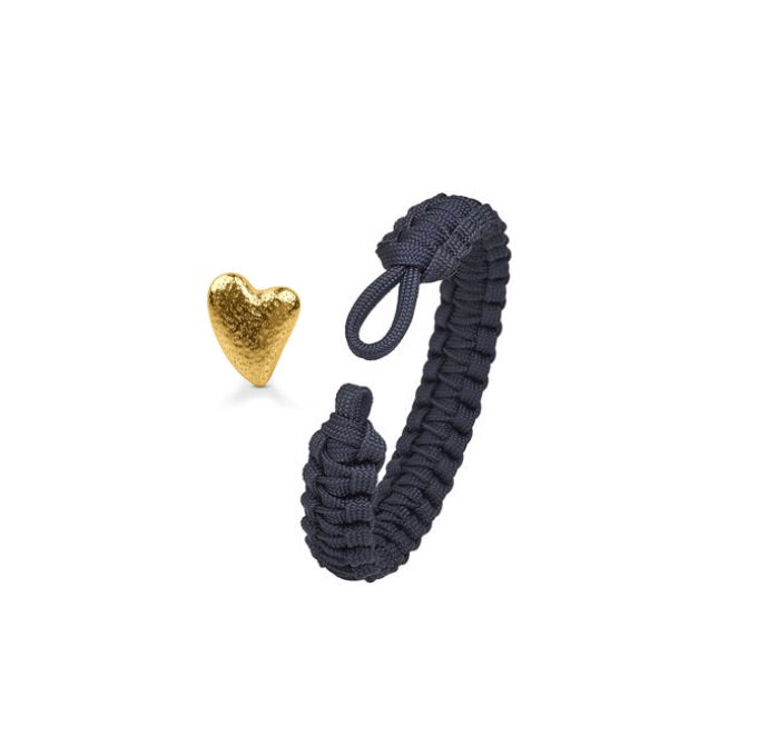 FROM SOLDIER TO SOLDIER BRACELET NAVY GOLD