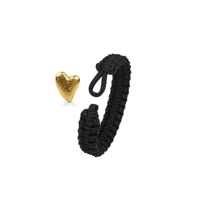 FROM SOLDIER TO SOLDIER BRACELET, BLACK GOLD