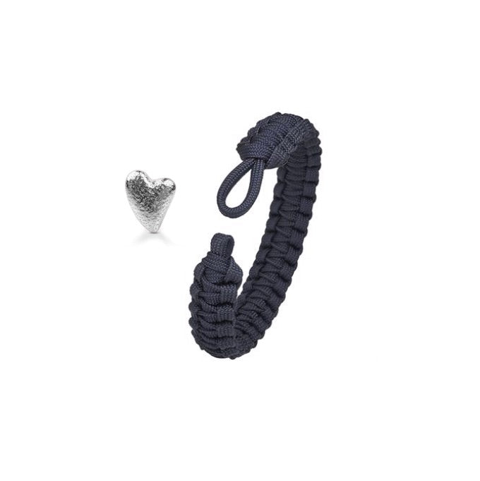 FROM SOLDIER TO SOLDIER BRACELET NAVY SILVER
