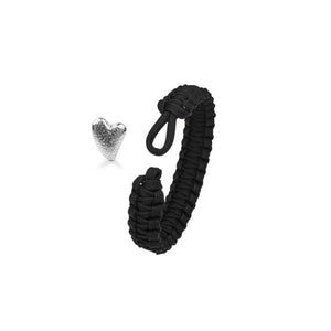 FROM SOLDIER TO SOLDIER BRACELET BLACK SILVER