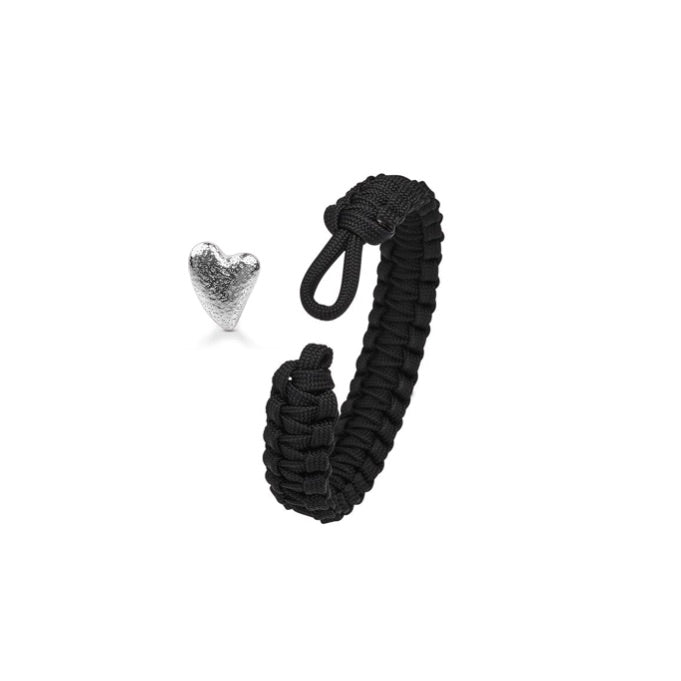 FROM SOLDIER TO SOLDIER BRACELET BLACK SILVER