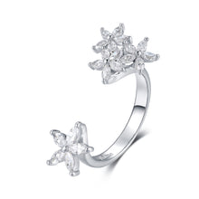 Load image into Gallery viewer, LA MAISON BAGATELLE FLOWER RING SILVER