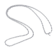 Load image into Gallery viewer, LA MAISON BAGATELLE RIVER NECKLACE SILVER Klassiskt snygg cordell kedja.  Redigera alternativ text