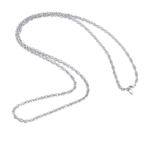 LA MAISON BAGATELLE RIVER NECKLACE SILVER Klassiskt snygg cordell kedja.  Redigera alternativ text