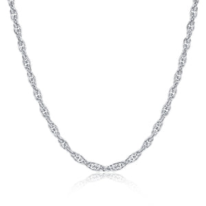 LA MAISON BAGATELLE RIVER NECKLACE SILVER  Klassiskt snygg cordell kedja.