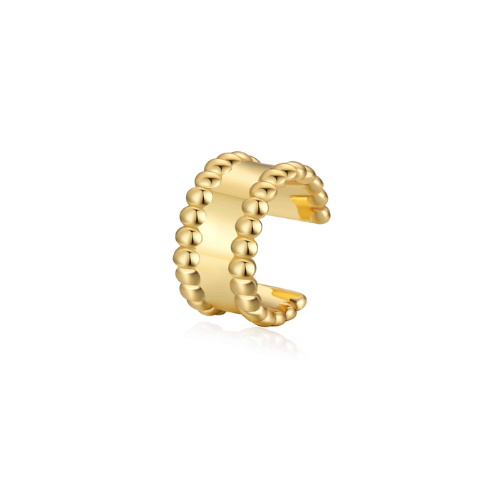 PANTOLIN BAGATELLE  BEAD EARCUFF GOLD