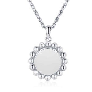 PANTOLIN BAGATELLE BEAD NECKLACE SILVER
