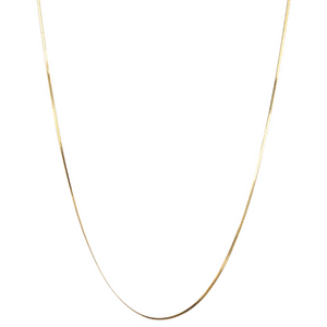 SYSTER P HERRINGBONE LONG NECKLACE GOLD
