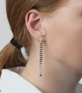 SYSTER P LAYERS OLIVIA EARRINGS SILVER