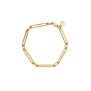 SYSTER P LINKS SQUARED BRACELET GOLD