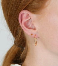 Load image into Gallery viewer, SYSTER P MINI STUD CONE EARRINGS GOLD
