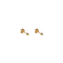 Load image into Gallery viewer, SYSTER P MINI STUD CONE EARRINGS GOLD
