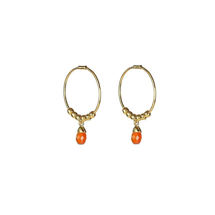 SYSTER P MINI TEARDROP EARRINGS GOLD