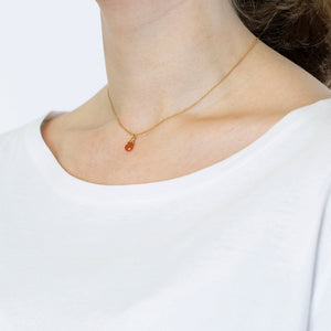 SYSTER P MINI TEARDROP HALSBAND GULD