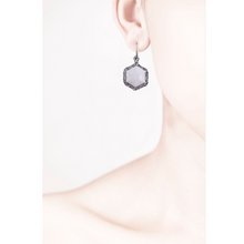 Load image into Gallery viewer, YVONE CHRISTA NY SEXTAGON EARRINGS