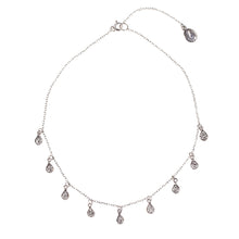 Load image into Gallery viewer, YVONE CHRISTA SILVER DROP HALSBAND C5188